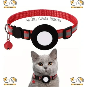Airtag'li Kedi Tasması - Evcil Hayvanlar İçin Özel Tasarım
