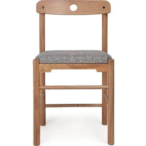 Alaçatı Ceviz Gri Sandalye, Masif Ahşap Sandalye, Iskandinav Sandalye, Retro Sandalye, Modern