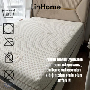 Naturel Fermuarlı Yatak Kılıfı, Yatak Pedi&şiltesi, % 100 Cotton,yıkanabilir, Bej Renk