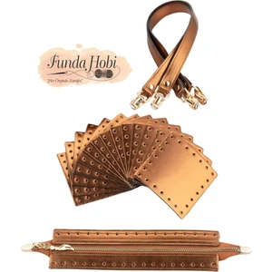 Kare Parçalı Çanta Seti