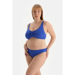 Sax Mavisi Yüksek Bel Bikini Alt