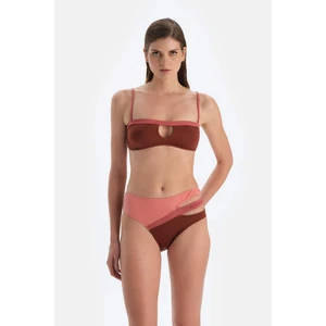 Kahverengi Yüksek Bel Bikini Alt