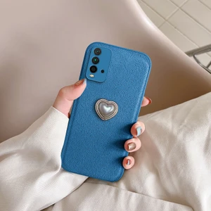 Xiaomi Redmi 9t Uyumlu Kılıf Zebana Velvix Silikon Kılıf Açık Mavi