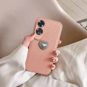 Oppo A60 Uyumlu Kılıf Zebana Velvix Silikon Kılıf Rose Gold