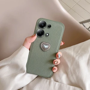 Xiaomi Redmi Note 13 Pro 4g Uyumlu Kılıf Zebana Velvix Silikon Kılıf Yeşil
