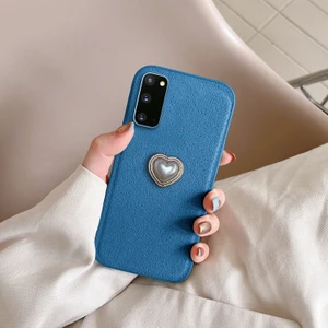Samsung Galaxy S20 Fe Uyumlu Kılıf Zebana Velvix Silikon Kılıf Açık Mavi