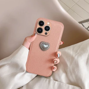 Apple iPhone 16 Pro Max Uyumlu Kılıf Zebana Velvix Silikon Kılıf Rose Gold