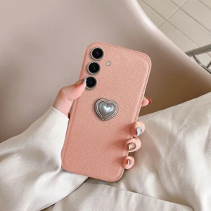 Samsung Galaxy S23 Fe Uyumlu Kılıf Zebana Velvix Silikon Kılıf Rose Gold