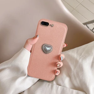 Apple iPhone 8 Plus Uyumlu Kılıf Zebana Velvix Silikon Kılıf Rose Gold