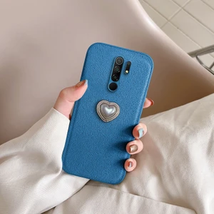 Xiaomi Redmi 9 Uyumlu Kılıf Zebana Velvix Silikon Kılıf Açık Mavi