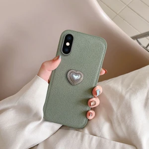 Apple iPhone x Uyumlu Kılıf Zebana Velvix Silikon Kılıf Yeşil