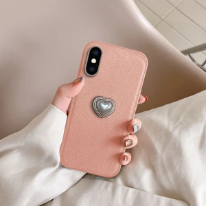 Apple iPhone Xs Uyumlu Kılıf Zebana Velvix Silikon Kılıf Rose Gold