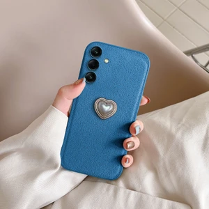 Samsung Galaxy A26 Uyumlu Kılıf Zebana Velvix Silikon Kılıf Açık Mavi