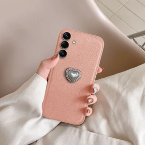 Samsung Galaxy A24 Uyumlu Kılıf Zebana Velvix Silikon Kılıf Rose Gold