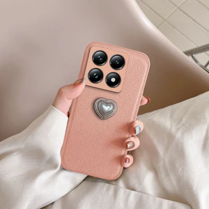 Xiaomi Mi 14T Uyumlu Kılıf Zebana Velvix Silikon Kılıf Rose Gold