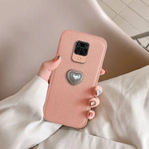 Xiaomi Redmi Note 9 Pro Uyumlu Kılıf Zebana Velvix Silikon Kılıf Rose Gold