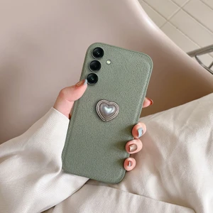 Samsung Galaxy A24 Uyumlu Kılıf Zebana Velvix Silikon Kılıf Yeşil