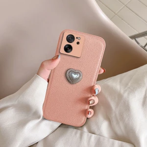 Xiaomi Mi 13T Pro Uyumlu Kılıf Zebana Velvix Silikon Kılıf Rose Gold