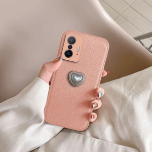 Xiaomi Mi 11T Uyumlu Kılıf Zebana Velvix Silikon Kılıf Rose Gold