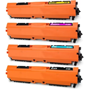 Hp ile Uyumlu Laserjet Pro 100 Color Mfp M175A Toner Takım Yüksek Kapasite Muadil 4 Renk