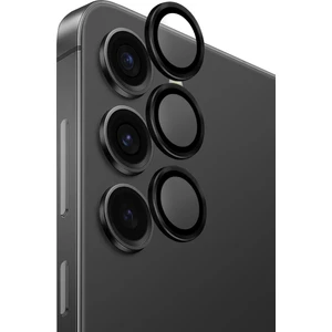 UNIQ Better By Design Samsung Galaxy S25 Kamera Lens Koruyucu Alüminyum Çerçeve Aluguard Serisi Oleofobik Yüzey