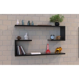 Dekoratif Duvar Rafı Drm 006 Siyah