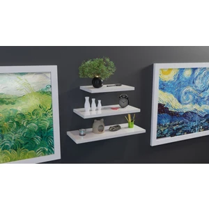 Dekoratif Duvar Rafı Drm 001 Beyaz