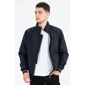 Lacivert Içi Astarlı Su ve Rüzgar Geçirmez Mevsimlik Mont