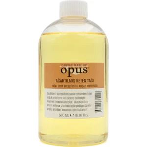 Ağartılmış Keten Yağı 500ml Yağlı Boya Inceltici Resim Yağı Ahşap Koruyucu