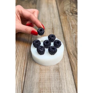 Rufus Concept Silikon Mum Kalıbı 7 Adet Rustik Dekor Böğürtlen Aromalı Mum Yapımı İçin