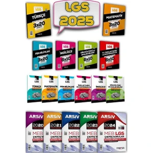 Lgs 2025 8.sinif Ozet Konu Anlatimli Ders Notlari Tum Dersler Deneme Seti Son 5 Yıl Çıkmış Sorular