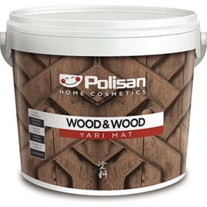 Politex Wood&wood Anti Aging Ahşap Verniği Yarı Mat Su Bazlı - Bambu- 2,5 L