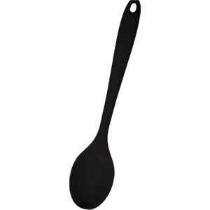 Silikon Mutfak Kaşığı – 28 Cm, Sert Uçlu, Yüksek Isıya Dayanıklı, Yanmaz & Yapışmaz