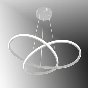 TT310-BY Tt Aydınlatma Trio Modeli Mat Beyaz LED Avize