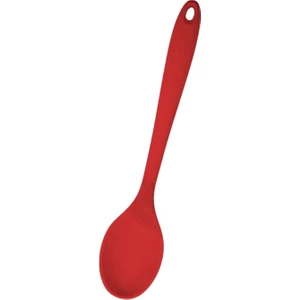 Silikon Mutfak Kaşığı – 28 Cm, Sert Uçlu, Yüksek Isıya Dayanıklı, Yanmaz & Yapışmaz