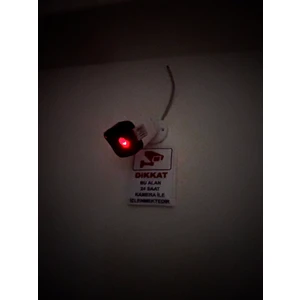 Caydırıcı Kamera  ışıklı pil ve uyarı hediyeli