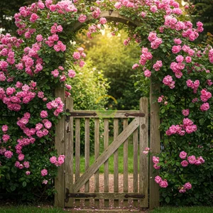 2 Adet 3 Yaş Pembe Renkli Isparta Sarmaşık Gül Fidanı Paketi