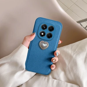 Xiaomi Poco X7 Uyumlu Kılıf Zebana Velvix Silikon Kılıf Açık Mavi