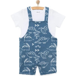 Hellobaby Erkek Şort Salopet-Tshirt Erkek Bebek