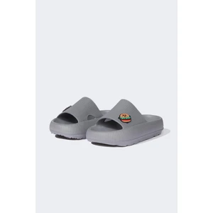 Erkek Çocuk Aplike Tırtıklı Taban Cırt Cırtlı Eva Sandalet C2774A825SP