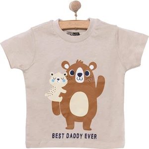 Hellobaby Basic Erkek Ayıcık Baskılı Tshirt Erkek Bebek