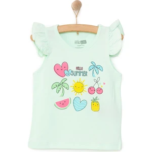 Hellobaby Basic Kız Meyve Baskılı Atlet T-Shirt Kız Bebek