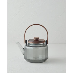 Tiara Borosilikat Cam Demlik 600 ml Gri
