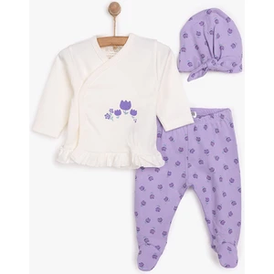 Hellobaby Yenidoğan Zıbın-Şapka-Patikli