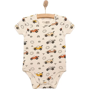 Hellobaby Araba Desenli Kısa Kol Body