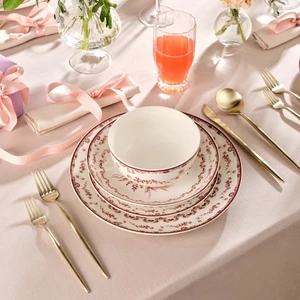 Forever Bone Blume 24 Parça 6 Kişilik Yemek Takımı
