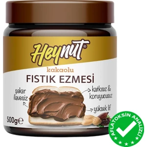 HeynuT Kakaolu Fıstık Ezmesi 500 gr
