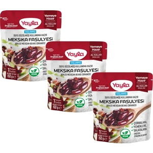 Haşlanmış Suyu Süzülmüş Meksika Fasulyesi 150 gr x3