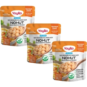 Haşlanmış Suyu Süzülmüş Nohut 150 gr x3