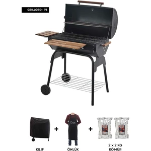Grillord-75 Kömürlü Barbekü Mangal (ÖNLÜK VE KILIF HEDİYELİ)